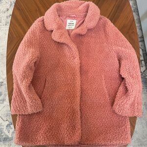 Zara Cozy Pink Kids Coat